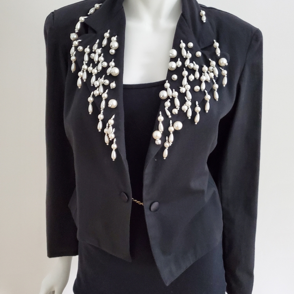 80's Vintage beaded Jou Jou Jacket